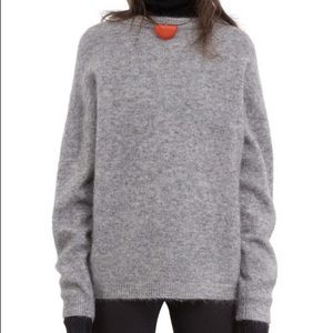Acne Studios Dramatic Mohair Light Grey Sweater
